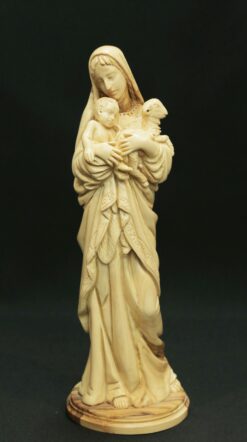 Virgin Mary With Sheep + Baby