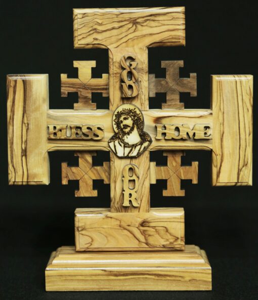 Jerusalem Cross - Stand - God Bless Our Home