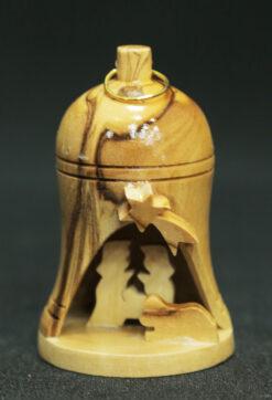 Bell with Nativity Set Christmas Ornament (Small)