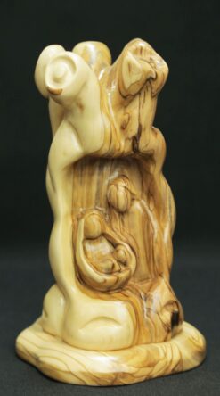 Holy Family Inside Tree Trunk