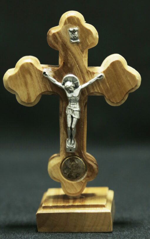 11 CM Mini Roman Cross - 1 Lens - Stand