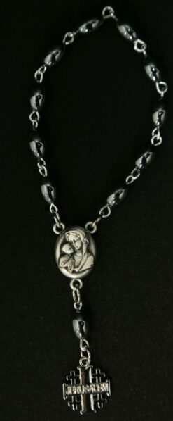 Hematite Hand Rosary - Soil