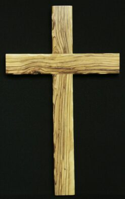 Olive Wood Cross - Plain - Latin
