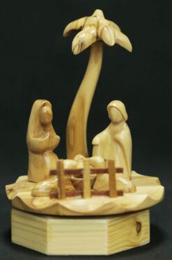 Nativity Set - Spinning Music Box