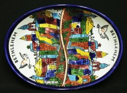 Oval 2 Compartment Plate