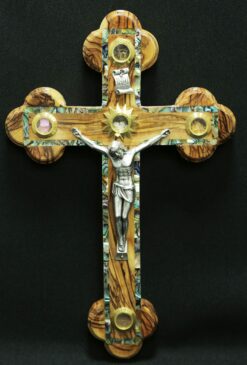 Roman Cross - Mother of Pearl Outline - 5 Lens
