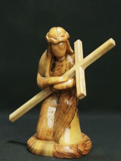 Jesus Kneeling Carrying Cross