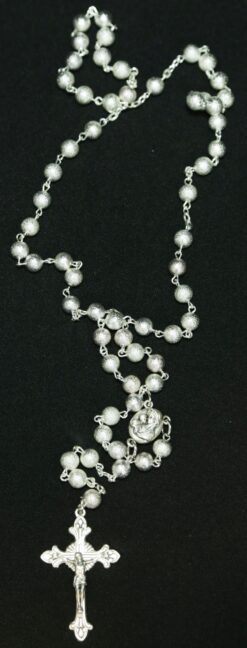 Silver Plated Rosary - Soil